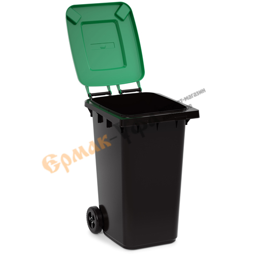 Бак для мусора 240л (на колесах) (Альтернатива) М5937