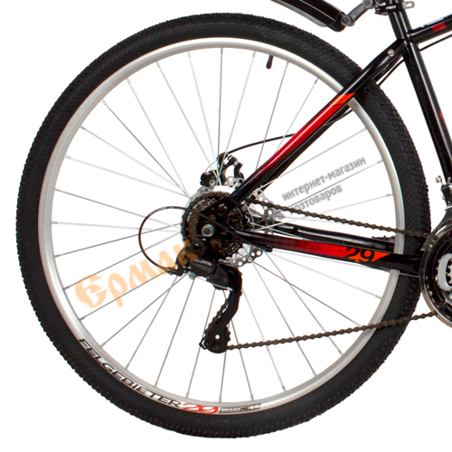 Велосипед 29" Foxx Aztec D 22", черный, сталь 29SHD.AZTECD.22BK2